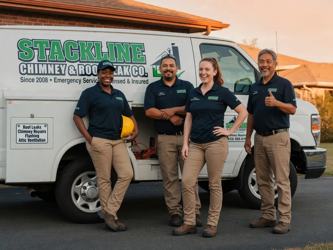 Chimney flashing repair company in Conover, NC